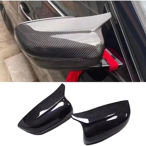 Car Side Mirror Covers Caps for BMW 4 Series G22 G23 2021 Rearview Mirror Covers Caps Shell Replacement Carbon Fiber