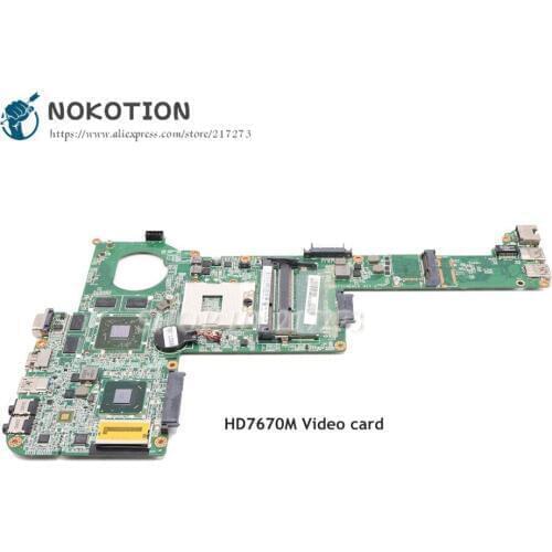 NOKOTION For Toshiba Satellite C840 L840 Laptop Motherboard HM76 DDR3 HD7670M DABY3CMB8E0 A000174880 Main Board