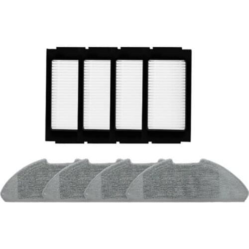 8Pcs HEPA Filter Kit for Xiaomi Mi Robot Mijia PRO Vacuum Cleaner Mop Cloth Rag Filters Parts