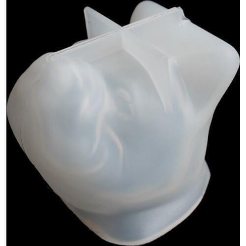 Dog head silicone mold DIY jewelry accessories mold, resin, clay, plaster crafts mold