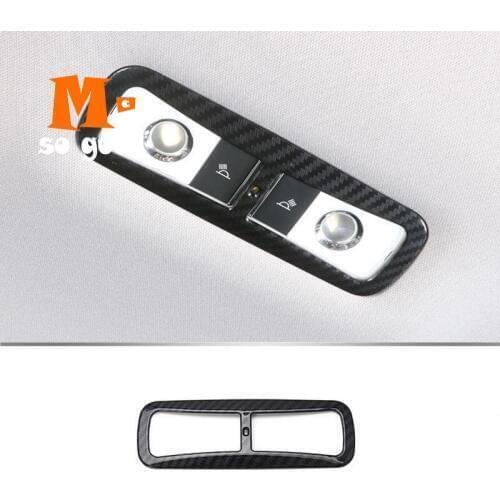 2017 for Honda CR-V CRV Car Back Rear Reading Lampshade Light Cover Trim ABS Carbon Fibre Car Styling Accessories 1pcs