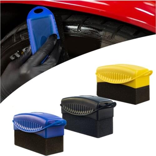 1pcs Wheel Polishing Sponge Brush Auto Polishing Waxing And Oiling Sponge Cleaner Without Cover Car Interior Cleaning Tool