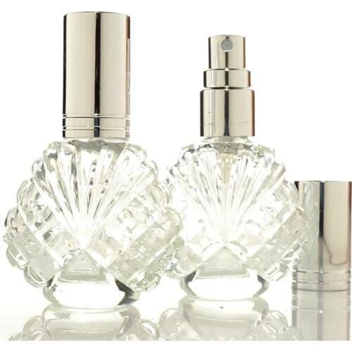 15ml mini Transparent Bottle Travel Reusable Perfume Atomizer Liquid Dispenser Fine Mist Spray Glass Bottle Accessories