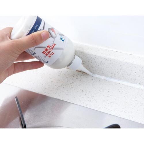 280ml Tile Grout Bathroom Reform Waterproof Tile Gap Refill Agent Tile Reform Coating Mold Cleaner Tile Sealer Repair Glue