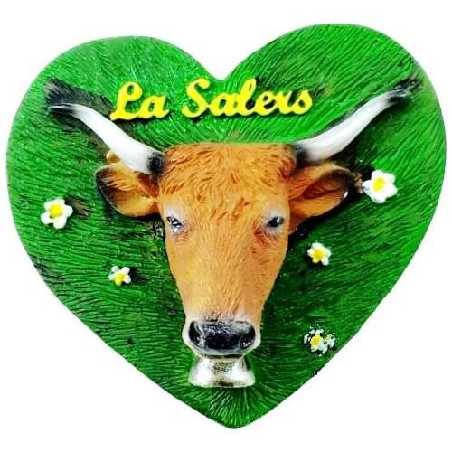 Handmade Painted Bull Head, Cordoba, Spain 3D Fridge Magnets Tourism Souvenirs Refrigerator Magnetic Stickers Gift