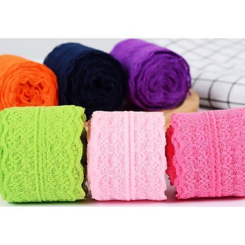 5yards of beautiful lace ribbon 4.5cm wide DIY Clothing / floral accessories/Party decoration Wedding decoration lace