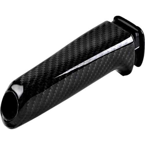 For Bmw E46 E90 E92 E60 E39 F30 F34 F10 F20 Accessories Universal Carbon Fiber Car Handbrake Grips Cover Interior Trim