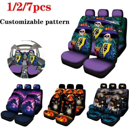 Car Accessories Seat Covers Tiger Design Car Cover Fit Most Cars SUV Trucks For Nissan Qashqai J11 Mazda 3 Bk 6 Alfa Romeo 147