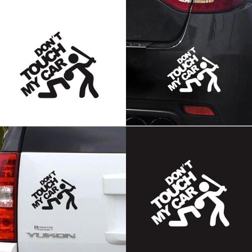 Car Stickers Universal Mini Decal Racing Truck Car Rear Window Bumper Car Body Graffiti Sticker White
