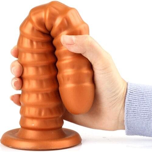 Big Anal Dildo Sex Toys For Women Screw Thread Vagina Plug Female G-Spot Stimulator Anal Butt Men Prostate Massager