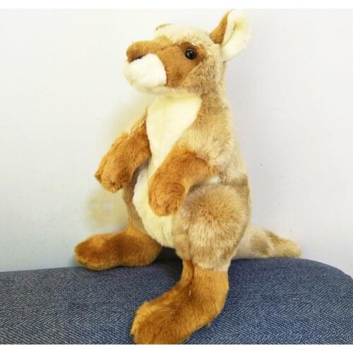 Simulation Kangaroo Children Plush Baby Kid Stuffed Toy Gift