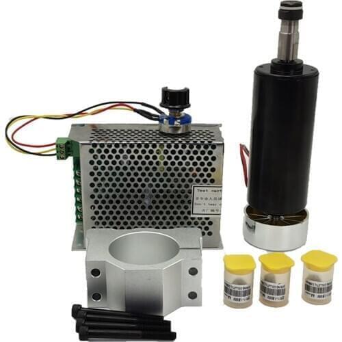 ER11 Chuck CNC 500W Spindle Motor with 52mm Clamps and Power Supply Speed Governor