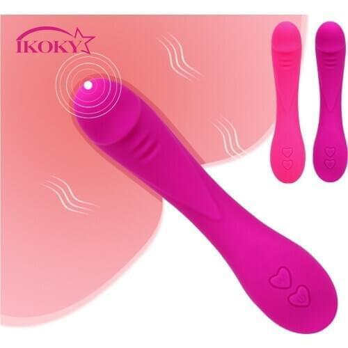 IKOKY Dildo Vibrator Sex Toys for Woman Powerful Vibration Female Masturbator 12 Speeds Vagina Clitoris Stimulate G-spot Massage