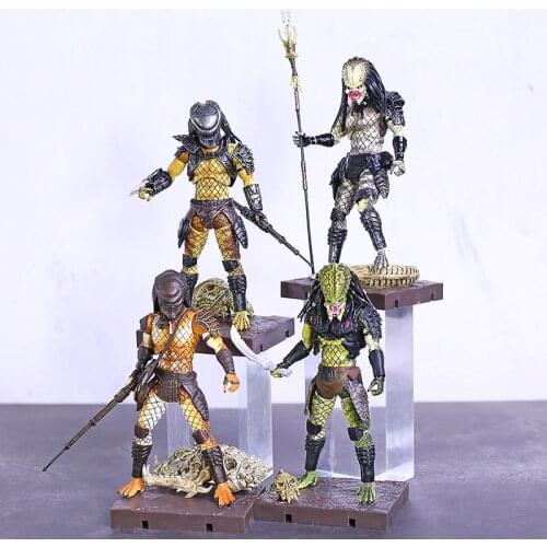 Exquisite Mini Predator 2 Scout Staker Shaman Predator Action Figure Collectible Model Toy 10cm