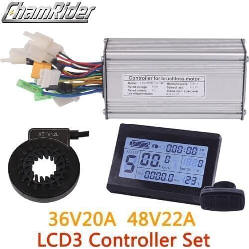 36V 48V 500W Controller LCD3 display Meter PAS Set E-bike Conversion kit Dual Mode Hall Sensor and Hall Sensorless
