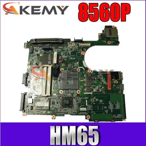AKemy 654129-001 654129-501 For HP Probook 8560P 6560B 6050A2466401-MB-A04 HM65 Laptop motherboard Mainboard