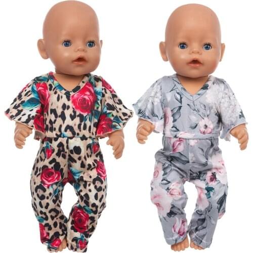 New Tight Suit Fit 17inch 43cm Doll Clothes Born Baby Suit For Baby Birthday Festival Gift