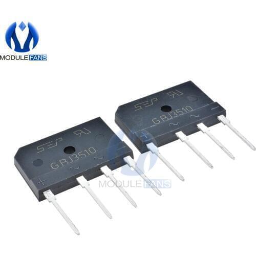 5PCS Original GBJ3510 1000V 35A Diode Bridge Rectifier Single Phase Bridge Rectifier Diy Electronic Through Hole
