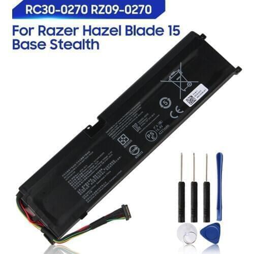 Original Replacement Battery For Razer Hazel Blade 15 Base Stealth 2018 Series RC30-0270 RZ09-0270 Genuine Battery 4221mAh