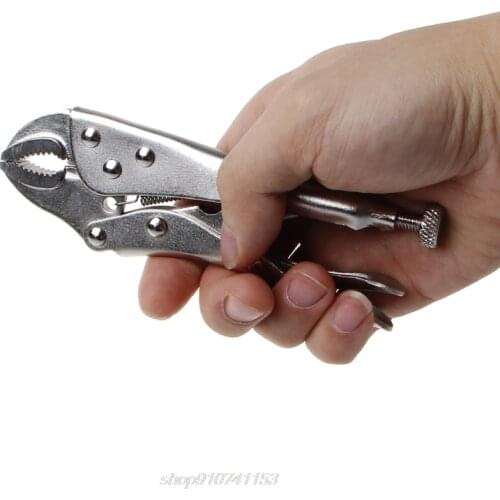 5 Inch Locking Pliers Ground Mouth Straight Jaw Lock Vise Grip Clamp Hand Tools N13 20 Dropshipping