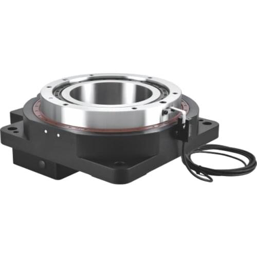 Electric turntable hollow rotating platform planetary gearbox reducer ratio 10:1 for 80mm 750W AC servo motor shaft 19mm THG200