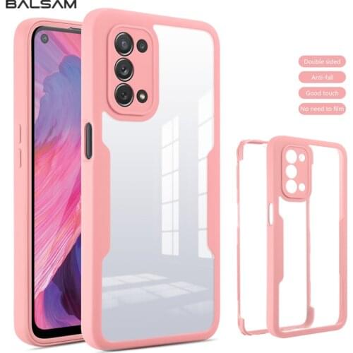 360 Full Protection Shockproof Case For Oppo A94 A93 A53 A74 A54 A92 A72 A52 Reno 4Z Realme8 Pro Soft Front Protector+Back Cover