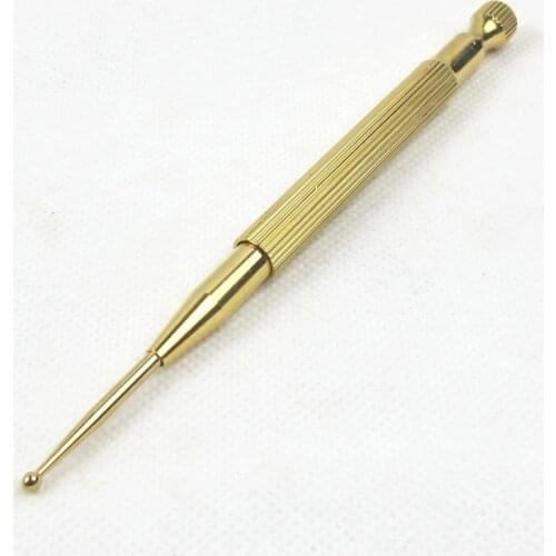 Elastic copper Auricular point pen probe tool home health care ear reflex zone massage pen ear acupressure bar detection wands