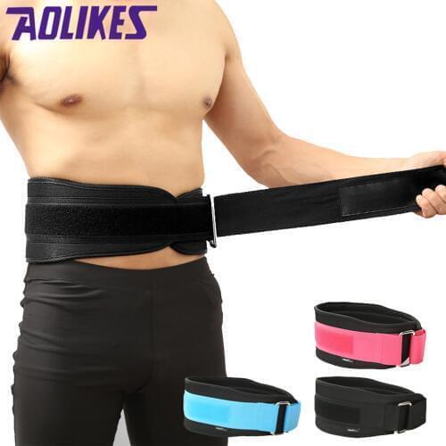 AOLIKES Sports Waist Support Weightlifting belt Fitness Gym Back Brace support belt Fitness Gym Sports Training Equipment