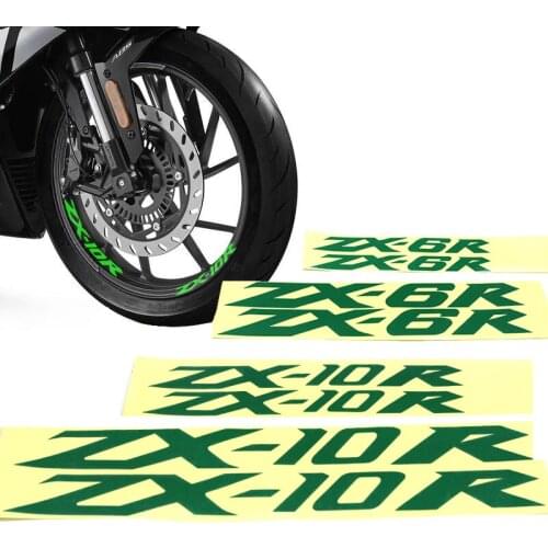 Motorcycle Reflective wheel protection stickers inner rim decoration decals For KAWASAKI Z1000 Z 1000 Z1000SX Z 1000SX