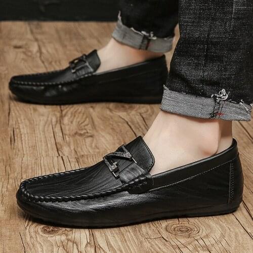 High Quality Casual Shoes Walking Shoes Outdoor 2021 new men leahter shoes