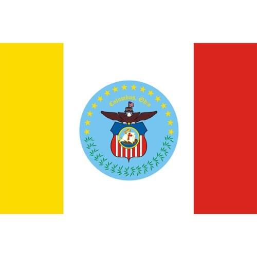 Yehoy hanging 90*150cm USA Ohio Columbus Flag For Decoration