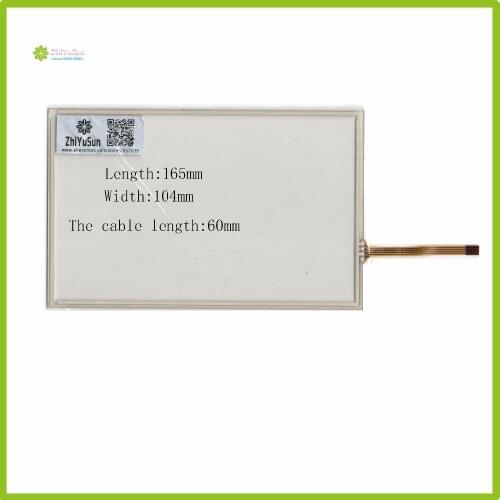 ZhiYuSun KDT-2502 7Inch 165mm*104mm 4Wire Resistive TouchScreen Panel Digitizer this is compatible 165*104