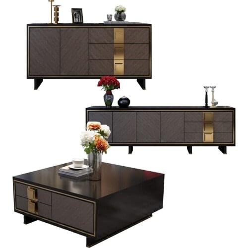 Coffee table basse de salon стол журнальный столик escritorio mesa de centro mesa desk + TV stand + dinning room side cabinet