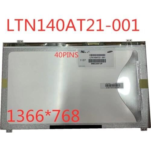14 inch Laptop LCD Screen LTN140AT21-T01 LTN140AT21-001 LTN140AT21-002 for Samsung 300e4a SF410 LCD Display matrix