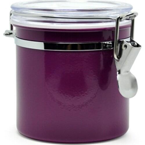 2017 Rushed Promotion Army Green Chocolate Orange Plum Mason Jar Stainless Steel Storage Boxes Tea Coffee Milk Powder Bin