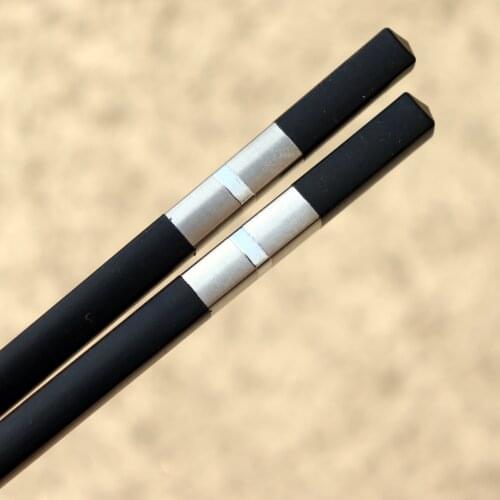 Korean Cuisine Chopsticks Hot Pot Chinse Japanese Korea Food Chopsticks Alloy Non-Slip Sushi Chopsticks Set Chinese Gift