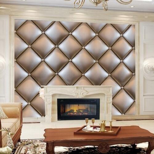 5d photo mural Wallpaper soft bag Papel mural wall paper for TV background 3d wall mural wallcoverings