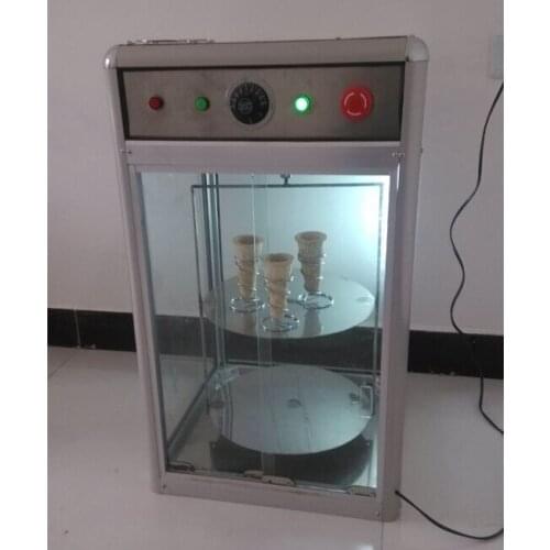 8 pieces per batch Heating and heat preservation pizza cone display