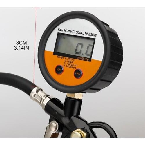 Digital Tire Pressure Gauge, Tire Air Pressure Gauge Auto Car Tyre Meter Tester Tire Inflator Precise Tool