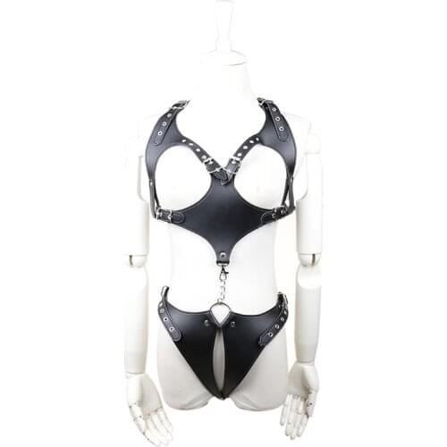 Erotic Sex Leather Clothing Bondage Restraints Sex Toys Flirt Sex Product Fetish Adult Games For Couples