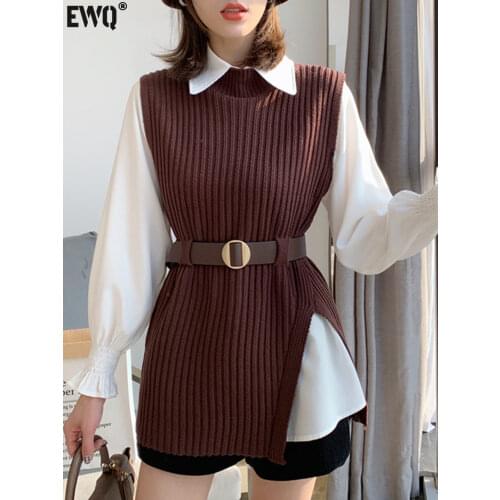 EWQ Knitted Blouses