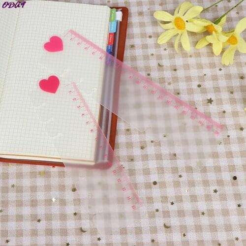 Ruler A5 A6 PVC Planner Agenda for 6 Holes Loose Leaf Spiral Notebook Ruler Daily Memos