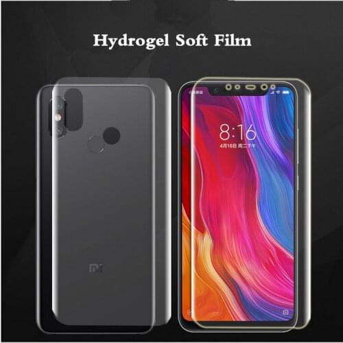 35pcs/lot Hydrogel Soft Film For Xiaomi 8 8SE Lite 9 9SE 9T Pro 6X CC9e A3 For Redmi Note 6 7 8 Pro A2 Lite Screen Protector