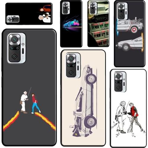 Back To The Future For Xiaomi Redmi Note 10 Pro 7 8 9S 8T Note 9 Pro Case For Redmi 9C 9T K40 9A Back Cover