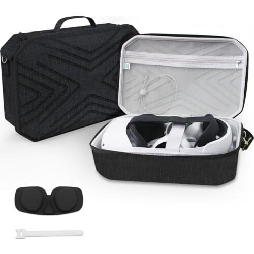 New Protable VR Accessories For Oculus Quest 2 VR Headset Travel Carrying Case EVA Storage Box For Oculus Quest 2 Protective Bag