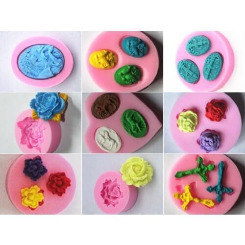 Wholesale,free shipping , 1 pcs Silicone small Pudding jelly mould /chocolate mold/soap diy baking tool