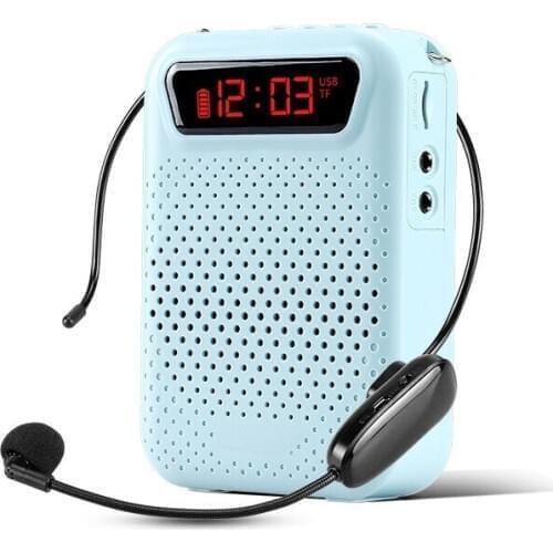 Wired/Wireless Speaker Bluetooth Voice Amplifier Megaphone Voice Amplifiers for Teachers Loudspeaker with USB TF Card Music