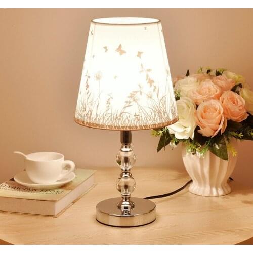 PVC Nordic glass desk lamp bedside desk lamp hotel study desk lamp reading desk lamp bedroom lighting home decoration