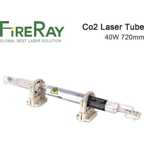 FireRay Co2 Glass Laser Tube Dia 50mm 40W 720mm 50W 820mm Glass Laser Lamp for CO2 Laser Engraving Cutting Machine