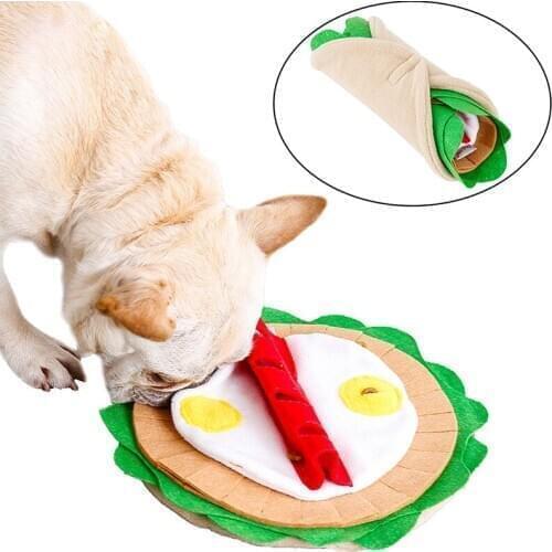 Pet Dog Snuffle Mat Pet Sniffing Training Blanket Washable Dog Mat Relieve Stress Nosework Puzzle Toy Pet Nose Pad Dogs Toys